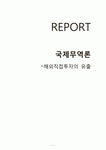 국제무역론-해외직접투자의 유출