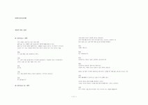 단편시나리오 - 자전거 타는 남자 (신문보급소, 신문보급소 앞, 거리, 아파트, 신문보급소, 거리, 신문보급소, 순댓국집, 신문보급소)