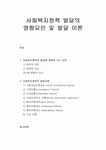 [사회복지정책론] 사회복지정책의 발달에 영향을 주는 요인 및 사회복지정책의 발달 이론