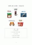 세계 1위 브랜드 사전조사 (고추장 (주)대상, LNG 운반선 (주)대우조선 해양, 김치 (주)대상, 전자식 도어록 (주)아이레보, 한방 영양크림 (주)태평양)