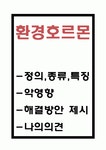 환경호르몬 정의종류특징및 악영향분석및 해외사례분석과 환경호르몬 문제 해결방안제시및 나의의견- 환경호르몬 연구레포트