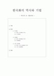 한국화의 역사와 기법 (수묵화 채색화 수묵 담채화)