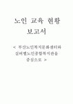 노인 교육의 현황 - 실버벨 노인종합사회복지관, 부산노인복지문화센터를 중심으로