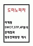 도미노피자 마케팅 SWOT,STP,4P전략 분석 및 도미노피자 코로나19 이후 상황분석 및 도미노피자 현 문제점과 향후전략방향 제시
