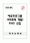 [A+] 에코프로그룹 HN(촉매 개발) R&D 신입