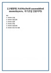 [고체화학] SAMs(Self-assembled monolayers, 자기조립 단분자막)