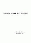 노동법의 이해를 위한 기초지식