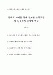 [노사관계론]국내외 사례를 통해 살펴 본 노동조합 및 노동관계조정법 연구