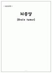 화순전남대학교병원 63병동 뇌종양(Braintumor) Case, 5가지 간호진단과 3가지 간호과정