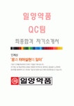 일양약품(QC팀-최종합격자) 일양약품 자기소개서,일양약품 자소서,일양약품 채용정보