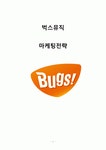 벅스뮤직(BUGS) 마케팅사례분석과 벅스 경쟁사(멜론) 비교분석및 벅스뮤직 새로운도약위한 마케팅전략 제안 - 4P, SWOT, 마케팅 실행방안