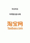 중국쇼핑몰 taobao 타오바오 마케팅성공사례분석및 타오바오 향후전망분석 - 성공사례 포함