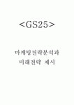 GS25 마케팅전략분석과 GS25 미래전략 제시