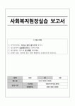 사회복지현장실습 보고서 - 최종완성본 자료(실습생 서약서, 실습기관 분석 보고서, 실습일지 등등)