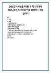 (세상읽기와논술 B형) 우리 사회에서 페미니즘의 도전으로 인해 발생한 논란에 관하여