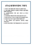 [면접] (주)신세계아이앤씨 기획직 면접 질문 및 답변 합격 예문 기출 문항 최종 준비 자료
