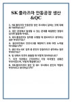 (주)후니드 SK플라즈마 안동공장점 | [면접] SK플라즈마 안동공장 생산&QC 면접 질문 및 답변 합격 예문 기출 문항 최종 준비 자료