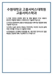 [자기소개서 합격자료] 수원대학교 고용서비스대학원 고용서비스학과 합격 자기소개서 자소서 예문 기출 문항 최종 준비 자료