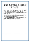 [자기소개서 합격자료] DRB 동일고무벨트 안전관리 자기소개서 합격 자소서 예문 기출 문항 최종 준비 자료