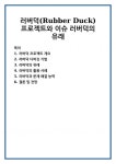 러버덕(Rubber Duck) 프로젝트와 이슈 러버덕의 유래