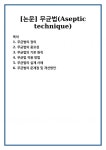 [논문] 무균법(Aseptic technique)