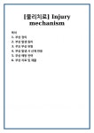 [물리치료] Injury mechanism