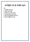 사무엘하 24장 주해와 설교
