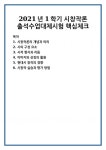 2021년 1학기 시창작론 출석수업대체시험 핵심체크
