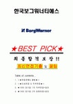 한국보그워너티에스 면접기출(최신)+꿀팁[최종합격!] +1000대기업 1차 직무면접 + 2차 임원면접 최종합격자 답안