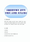 서울중랑우체국 공무직 우체국 소포원 자기소개서