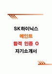 SK하이닉스 메인트 최종통과 자기소개서 [2025상반기,인증O] 메인터넌스 자소서