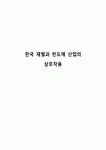 한국 재벌과 반도체 산업의 상호작용