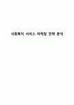 사회복지 서비스 마케팅 전략 분석