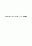 2022년 2학기 사회복지정책론 기말고사 핵심 요약