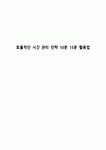 효율적인 시간 관리 전략 10분 15분 활용법