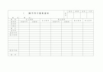 (자재관리)자재수불총괄표1