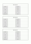 차량 관리카드(3등분)
