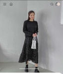 로맨틱 캐주얼 여성의류 로미스토리 평소66~77입는데 1사이즈...상품 사용후기 - 로미스토리