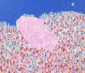 You cant build a house on a pink rock Painting by hanji Park | Saatchi Art