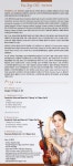 최은정 바이올린 독주회 | 작품소개 | 상세 정보 | 공연·전시 | 예술의전당 최은정 바이올린 독주회