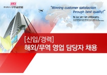 [(주)구주글로벌] [신입/경력] 해외/무역 영업 담당자 채용 - 사람인