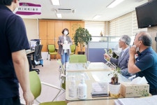 읍면동 격려 방문(천지, 송산, 정방동) - 시정뉴스 서귀포시청