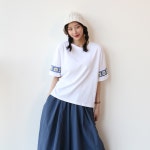 5774 토션스마일루즈핏티 - ♡쉬즈팝♡ 편안하고 스타일나는 여성의류, 20~40대 미시여성의류 1위샵 5774 토션스마일루즈핏티