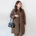 쉬즈팝 7369 다이아퀼팅코트 7369 다이아퀼팅코트