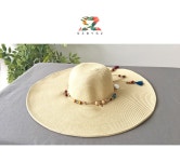 SZ BY SZ 에스지바이에스지 韩国SZ本社 H1191/태슬스트링 빅쉐이딩햇(S)