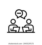 Debate Discussion Icon Vector 스톡 벡터(로열티 프리) 1489731737 | Shutterstock