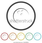 Bowling Ball Logo Set Icons Color 스톡 일러스트 2610238031 | Shutterstock