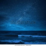 밤에 바다 위의 놀라운 별하늘 스톡 사진 2338129697 | Shutterstock