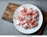 접시에 냉동 삼겹살 스톡 사진 2650685803 | Shutterstock