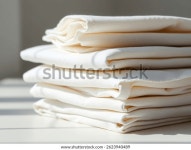 부드러운 햇빛, 신선한 세탁 개념에 깔끔하게 스톡 사진 2623940489 | Shutterstock